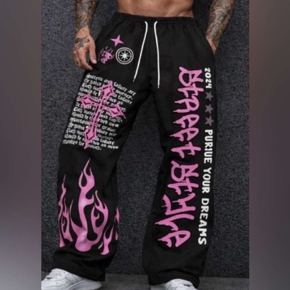 Men’s Graffiti Streetwear Pants